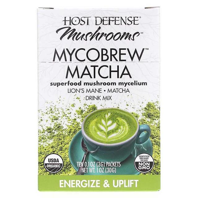 Host Defense Mycobrew Matcha Box Of 10 Packets on Productcaster.