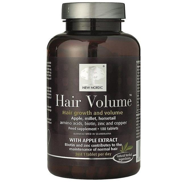 New Nordic Hair Volume Tablets 180 (NLF160) on Productcaster.