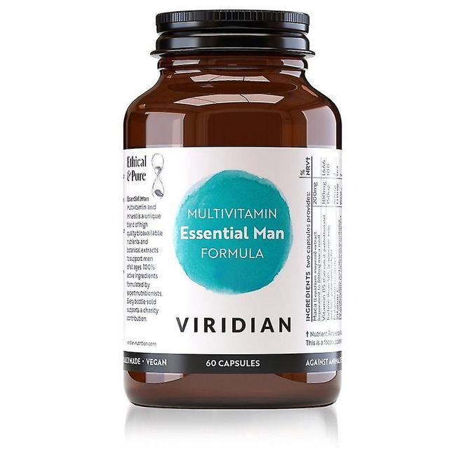 Viridian Essential Male Multi Veg Caps 60 (007) on Productcaster.