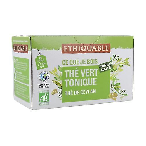 Ethiquable Tonic green tea with eco guarana 20 units of 1.8g on Productcaster.