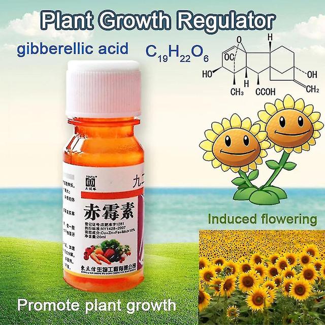 Gibberellic Acid Liquid 20ml Plants Production Increasing For Farm Garden Yard on Productcaster.