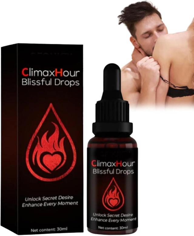 Climaxhour Blissful Drops, Secret Drops Voor Sterke Mannen, Secret Happy Drops, Keton Supplement Drops, Verbetering Gevoeligheid En Plezier 1Pcs on Productcaster.