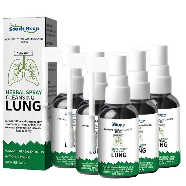 1-5pcs Herbal Spray Cleansing Lung Relieve Sore Throat Inflammation Nose Discomfort Non Irritating Nasal Body Care Spray on Productcaster.