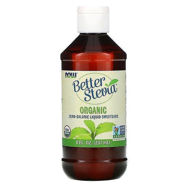 Now Foods, Organic, Better Stevia, Zero-Calorie Liquid Sweetener, 8 fl oz (237 ml) on Productcaster.