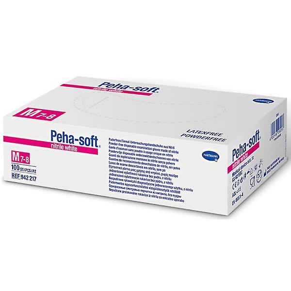 Hartmann peha-solf nitrile white powderfree medium size on Productcaster.