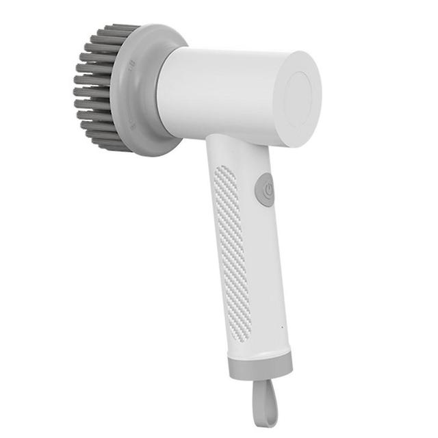 Handhold Electric Cleaning Brush Usb Charging Kitchen Stove Sink Scrubber Lvory on Productcaster.