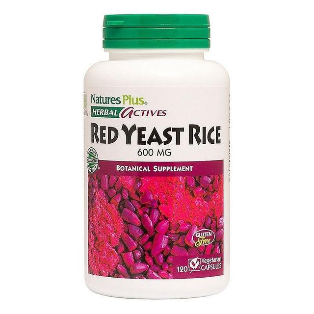 Nature's Plus Herbal Actives Red Yeast Rice 600mg VCaps 120 (72461) on Productcaster.