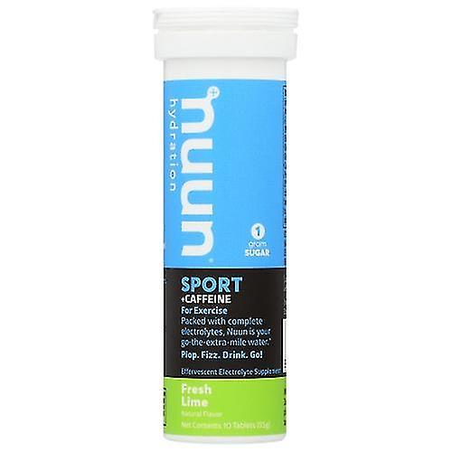 Nuun Sport Caff Fresh Lime, Case Of 8 X 10 Tb (pack Of 1) on Productcaster.