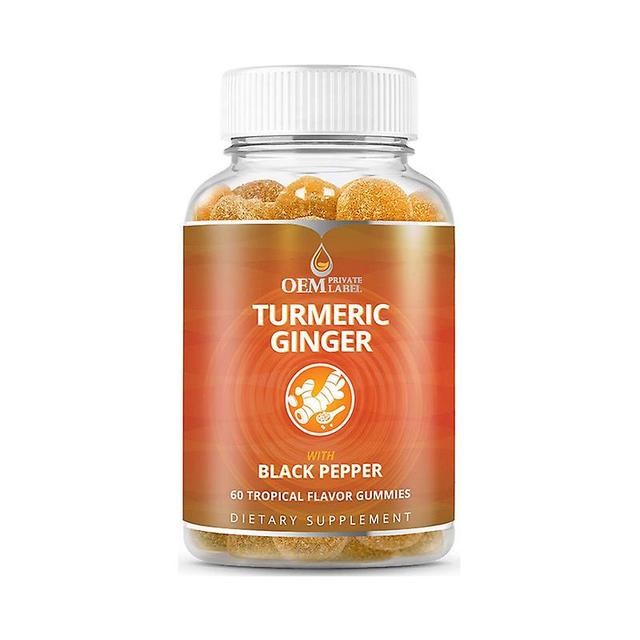 Vorallme Turmeric Soft Candy Accelerates Blood Circulation Promotes Skin Health Anti Inflammatory Antioxidant Health Food 1 Bottle 60 pills on Productcaster.