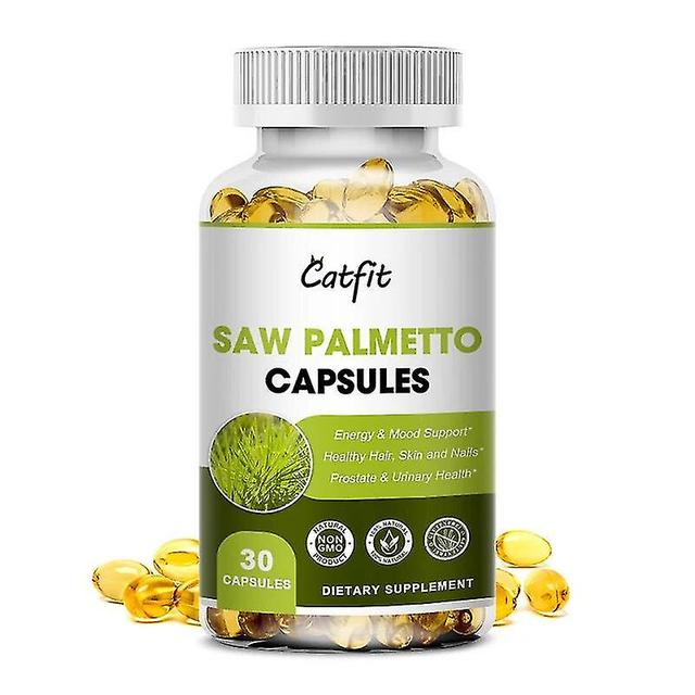 Qwlg Cápsula De Saw Palmetto El cuidado urinario y del sistema reproductivo previene la caída del cabello Agrandamiento de la próstata Extractos de... on Productcaster.