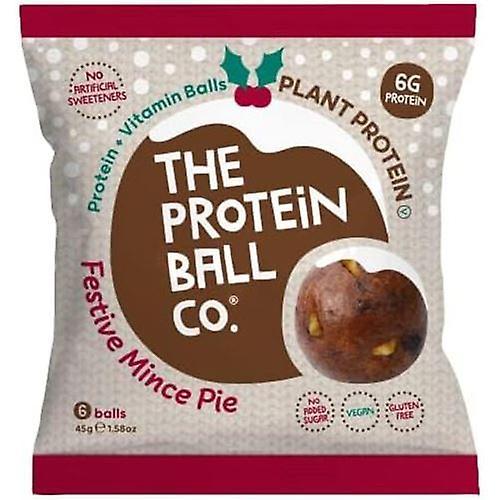 The Protein Ball Co. Plant Protein Festive Mince Pie - 45g - Pack of 10 on Productcaster.