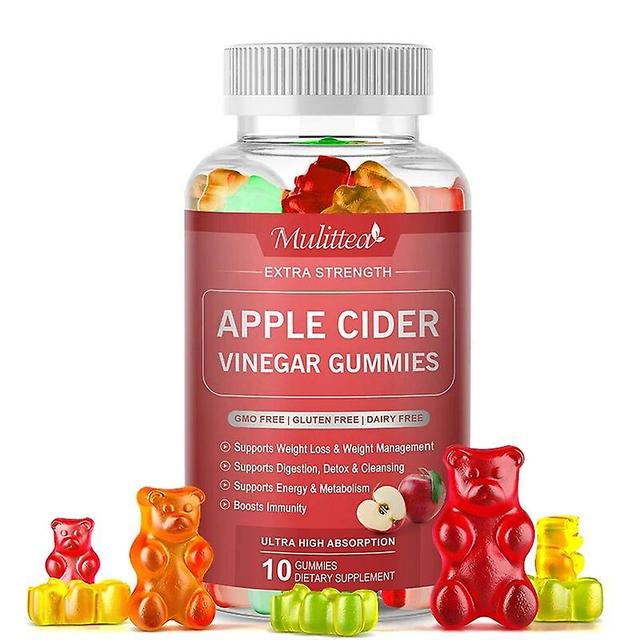 Malic Acid Apple Cider Vinegar Bear Sweets Vitamins B6 B12 for Boost Energy Detox & Fat Burner for AdultsTIB TIB . 10pcs on Productcaster.