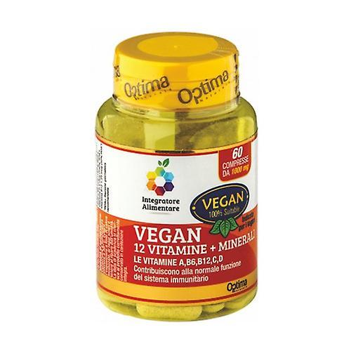 Colours of life Vegan 12 vitamins + minerals 60 tablets on Productcaster.