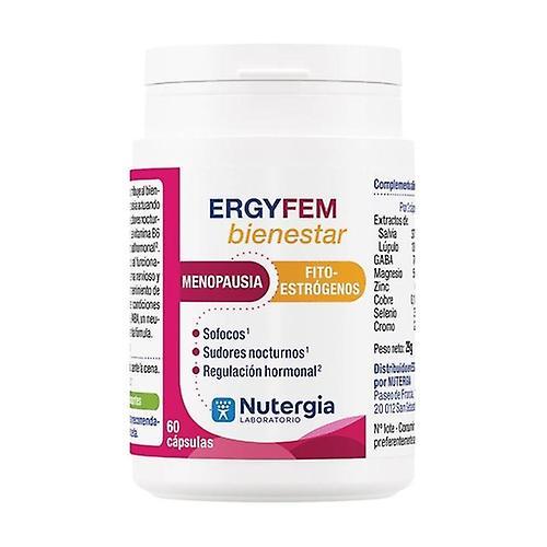 Nutergia Ergyfem Wellbeing Menopause 60 capsules on Productcaster.