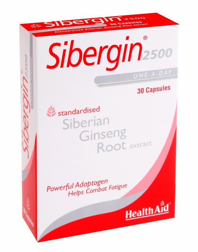 Health Aid Sibergin 2500 (ginseng siberiano 2500mg)-blister, 30 cápsulas on Productcaster.