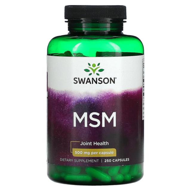 Swanson, MSM, Joint Health, 250 mg, 250 Capsules on Productcaster.