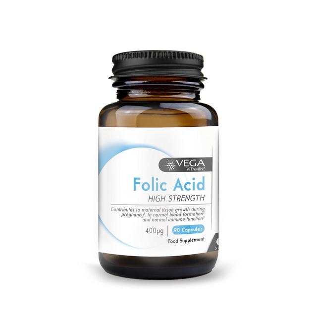 Vega folic acid high strength 90's on Productcaster.