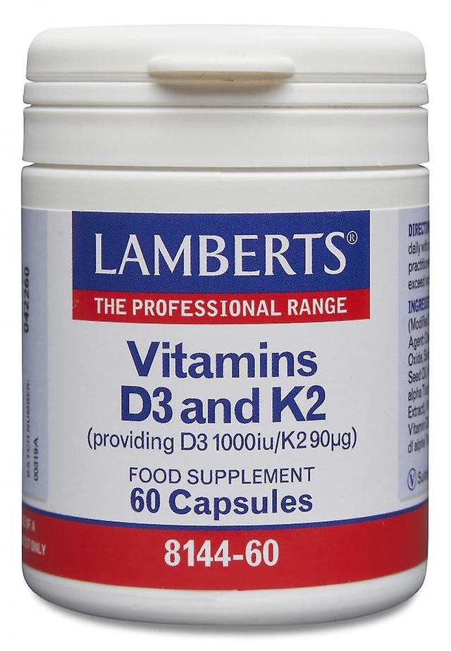 Lamberts vitamins d3 and k2 60's on Productcaster.