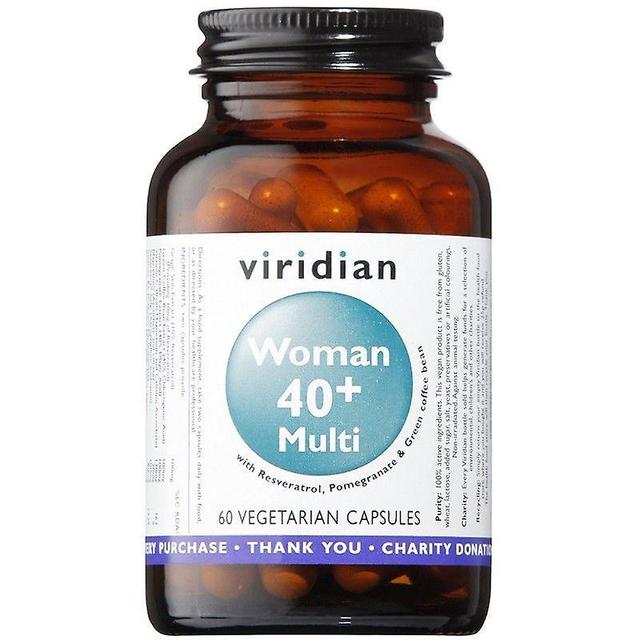 Viridian Women 40+ Multivitamin Veg Caps 60 (109) on Productcaster.