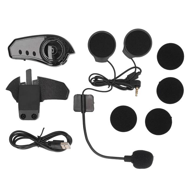 Motorcykel Hjälm Headset Högtalare Stöd Handsfree Samtal Stereo Bluetooth 800mAh IP67 Vattentäta Hörlurar on Productcaster.