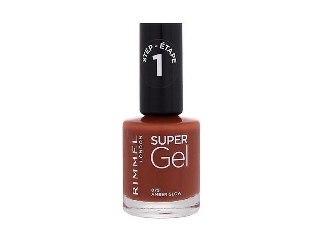 Rimmel London - Super Gel STEP1 075 Amber Glow - For Women, 12 ml on Productcaster.