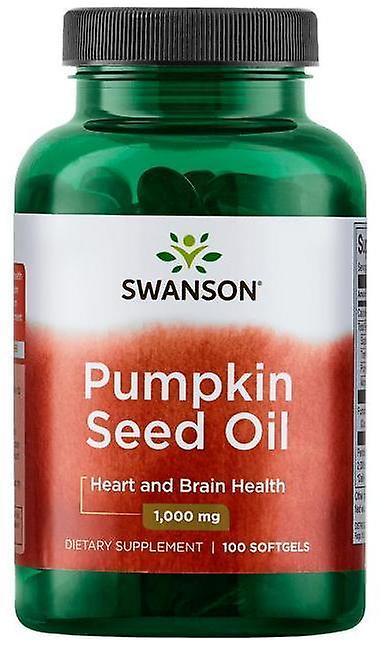 Swanson Pumpkin Seed Oil 1000 mg 100 Capsules 87614013640 on Productcaster.