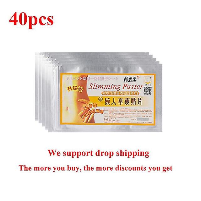 40pcs 4types Patch amincissant Poids Perdre naturel Herbal Sticker Belly Waist Fat B 40pcs dans 4bags2 on Productcaster.