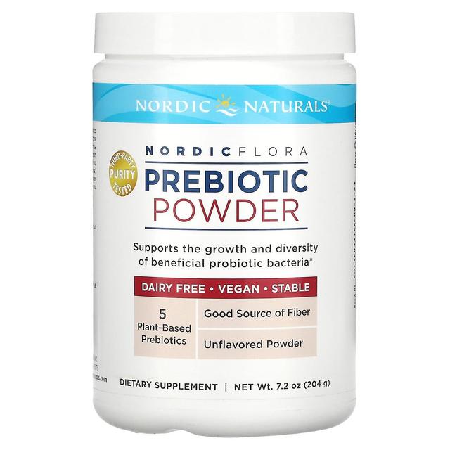 Nordic Naturals, Nordic Flora Prebiotic Powder, Unflavored, 7.2 oz (204 g) on Productcaster.