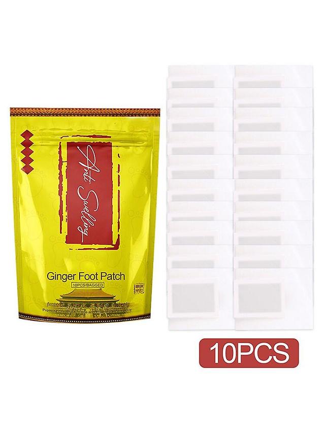 10-16pcs Detox Foot Patch Natural Ginger Wormwood Improve Sleep Blood Circulation 10pcs on Productcaster.