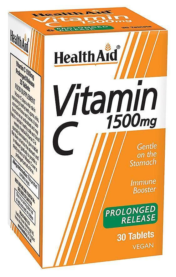 Health aid vegan vitamin c 1500mg prolonged release 30's on Productcaster.