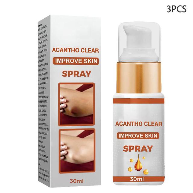 Acanthosis Nigricans Therapy Spray Body Dark Spot Whitening Solution Joints Melanin Fading Liquid 3pc on Productcaster.