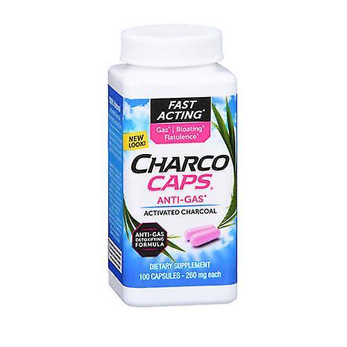 Emerson Healthcare Llc CharcoCaps Activated Charcoal,260 mg ,100 Caps (Pack of 2) on Productcaster.