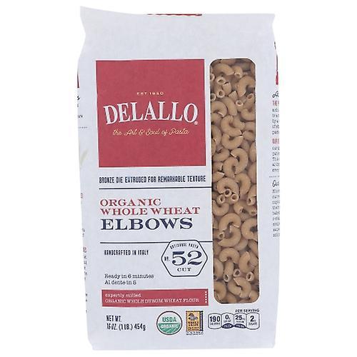 Delallo Pasta Whlwht Elbows, Case of 16 X 16 Oz (Pack of 1) on Productcaster.