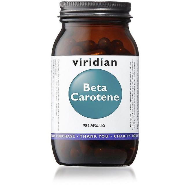 Viridian Beta Carotene Capsules 90 (122) on Productcaster.