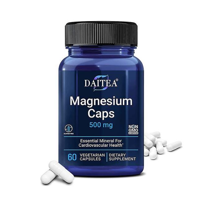 Vorallme Daitea Magnesium Complex Capsules - Bone, Muscle & Heart Health, Sleep Support, Muscle Relaxation, Stress & Anxiety Relief 60 count-1 bottle on Productcaster.