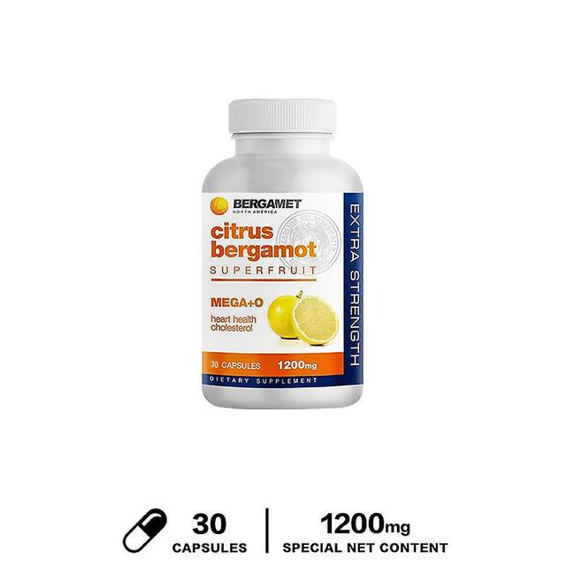 Vorallme Citrus Bergamot Mega+o 40% Bpf 600mg - Extra Strength Natural Cholesterol & Heart Supplements W/ Multiple Clinical Studies 30 capsules on Productcaster.