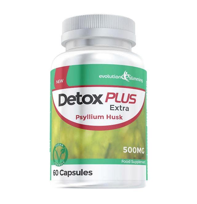 Psyllium Husk 500mg Kapsuly - Detox Plus Extra - 60 Kapsuly - Vitamíny a doplnky - Evolution Slimming on Productcaster.