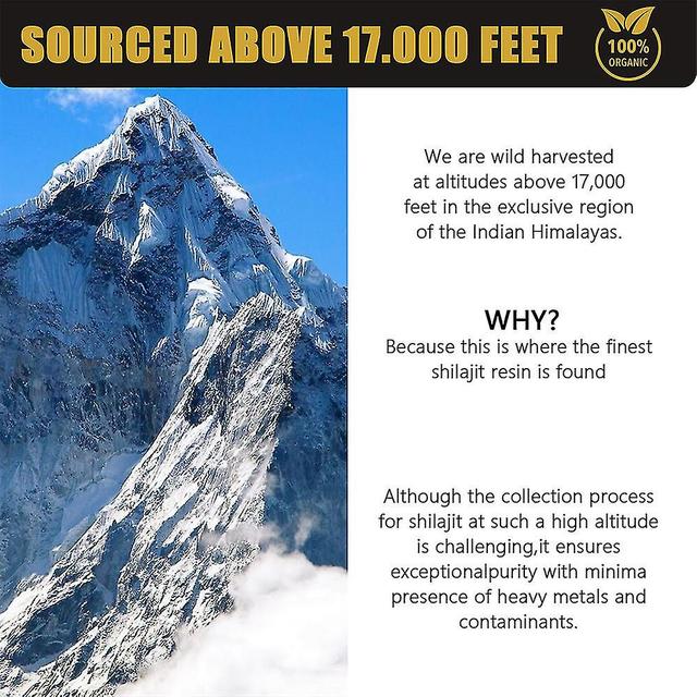 Pure 100 Himalayan Shilajit Soft Resin Organic Extremely Potent Fulvic Acid -q 1pcs on Productcaster.