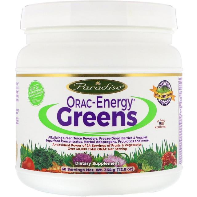 Paradise Herbs Erba del Paradiso, OraC-Energia Verdi, 12.8 oz (364 g) on Productcaster.