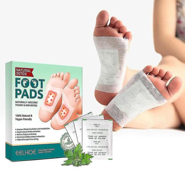 20pcs Wormwood Detox Foot Patch Cleansing Toxins Foot Patches Adhesive Detox Pads Improve Metabolism Blood Circulation Keep Leg Health on Productcaster.