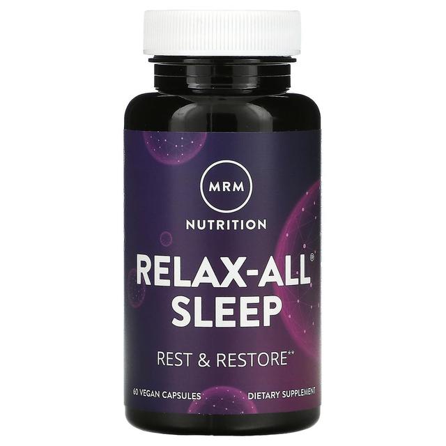 MRM Nutrition, Relax-All Sleep, 60 Vegan Capsules on Productcaster.