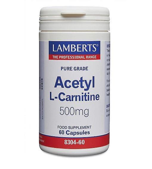 Lamberts acetylkarnitin 500mg 60-talet on Productcaster.