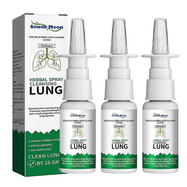 1-5pcs New Onnature Organic Herbal Lung Cleanse & Repair Nasal Spray Pro 2023 3pcs on Productcaster.