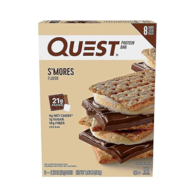 Quest Nutrition Quest protein bar pakke, s'mores, 8 ea on Productcaster.