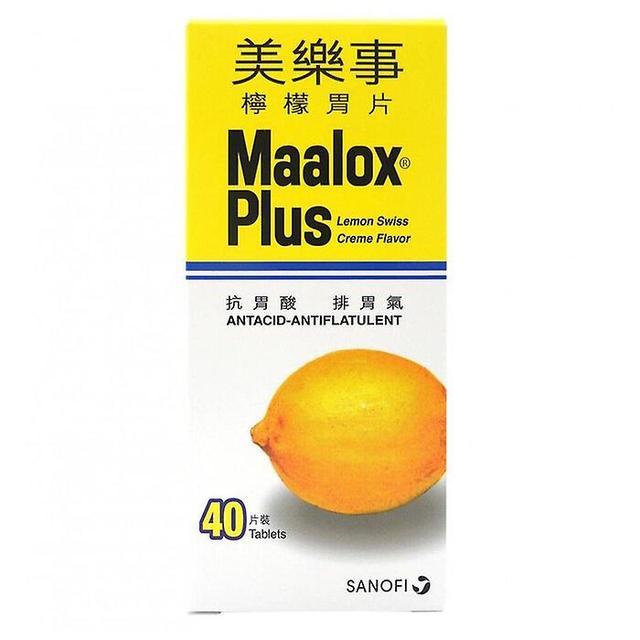 Maalox Maalox - Plus Lemon Swiss Creme Flavor 40pcs - 40pcs on Productcaster.