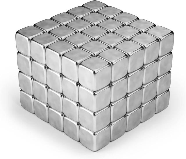 unbrand Cubes Magnétiques Anti-Stress, 100 Aimants Puissants 5x5x5mm pour Réfrigérateur, Gadget de Bureau In on Productcaster.