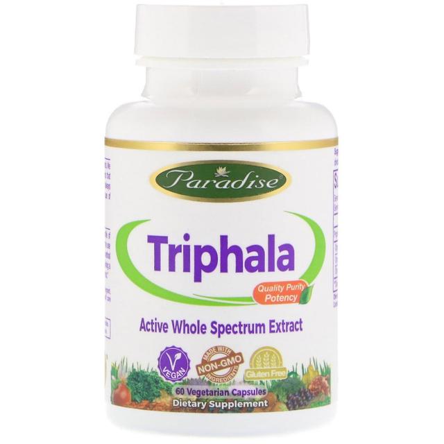 Paradise Herbs, Triphala, 60 Vegetarian Capsule on Productcaster.