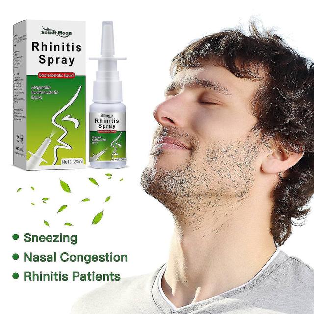 20ml Herbe Sinusite Nasale Traitement Rhinite Congestion Démangeaisons Spray À Base de Plantes Détoxification Pulmonaire Nez on Productcaster.