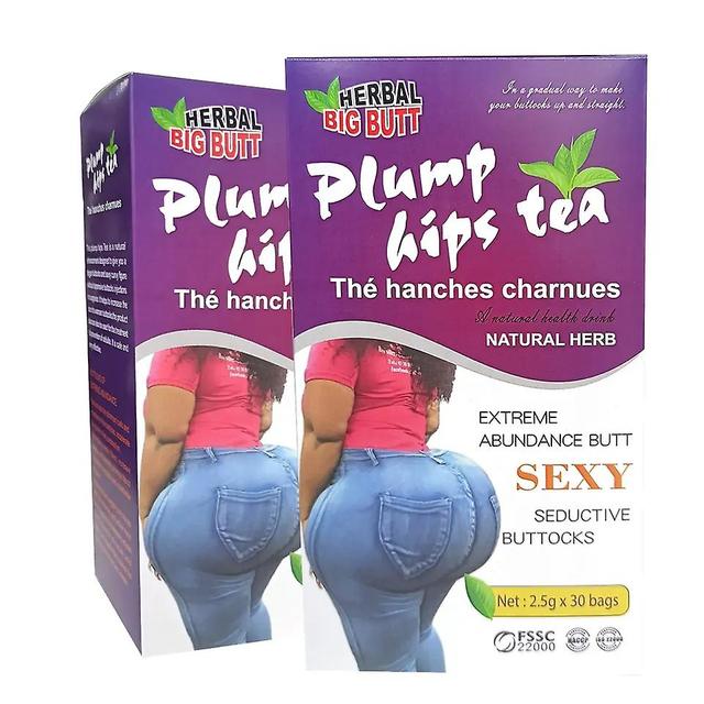 DWSM Natural Plump Hips Tea Big Hip Butt Tea 2.5g*30bags Healthy Drink 2Pcs on Productcaster.