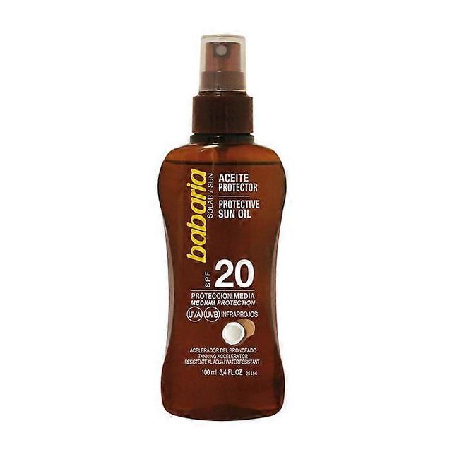 Babaria coconut protective sun oil spray spf20 100ml on Productcaster.